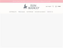 Tablet Screenshot of elinbianco.com